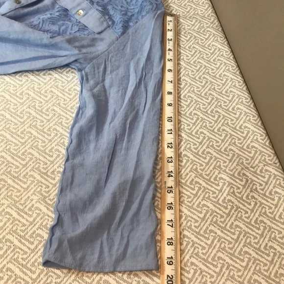 Kim Rodgers Button Up Light Weight Blouse XL - Picture 9 of 9